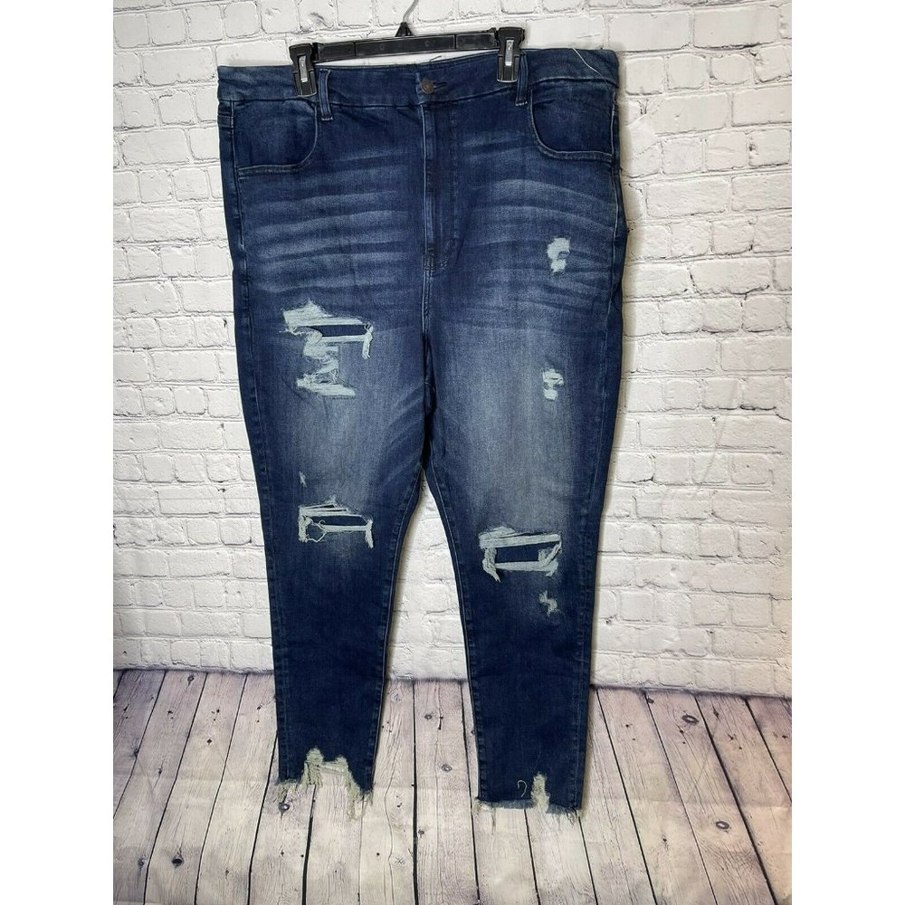 American eagle cury highest rise jegging size 24 distressed NWOT